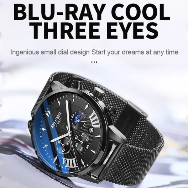 ساعت کوارتز مردانه لوکس: ضد آب، رسمی - Image 2